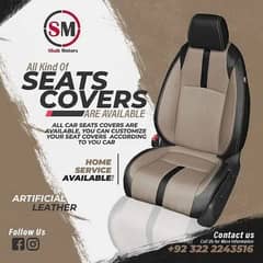 high quality seat covers in karachi Door Step Service Available