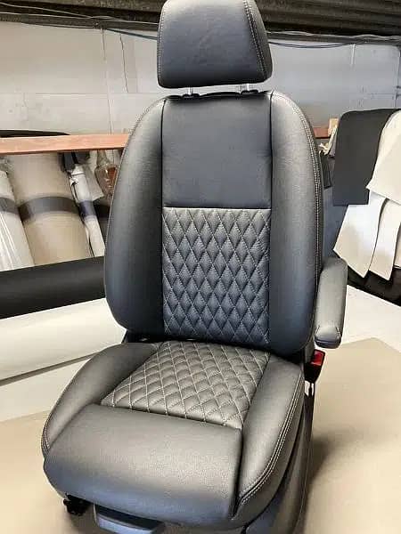 high quality seat covers in karachi Door Step Service Available 4