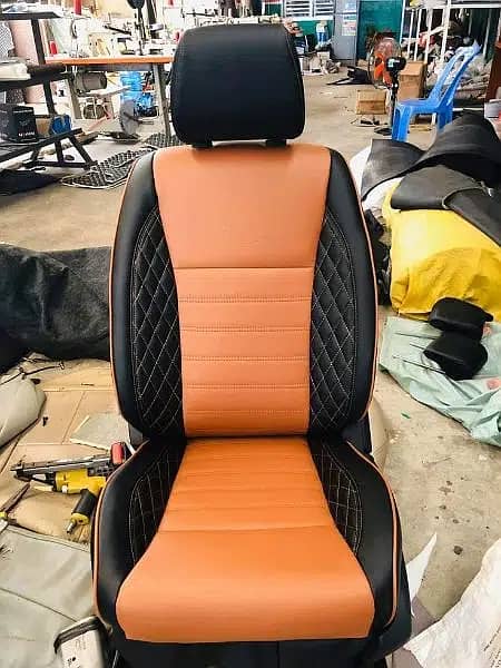 high quality seat covers in karachi Door Step Service Available 12