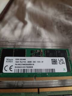 16gb DDR5 4800mhz Laptop Ram