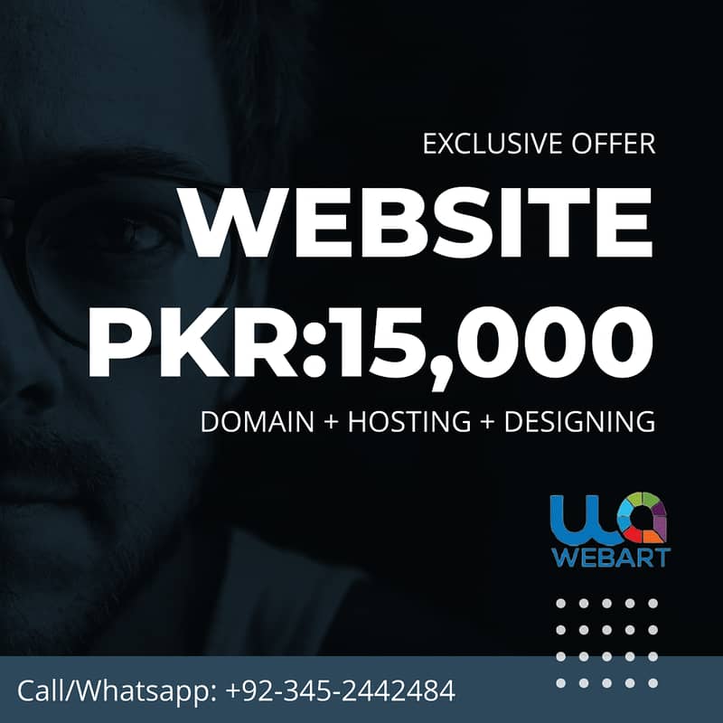Complete Website Designing PKR:15000 0