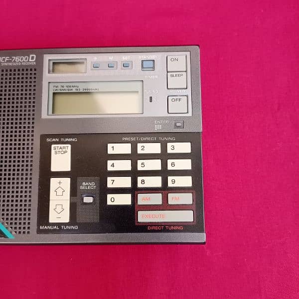 Sony Radio ICF 7600D World Band Made in Japen 11