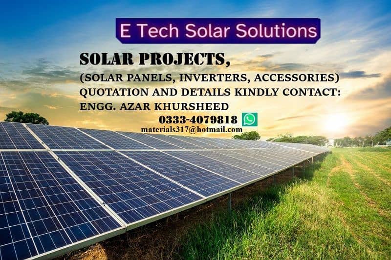 solar system, panel,  inverter,  accessories 03334079818 0