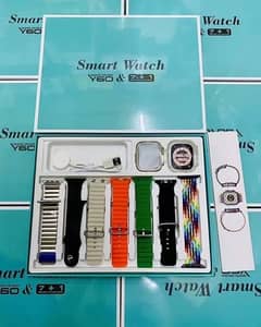 y60 ultra smartwatch |brand new smartwatch| 7 straps watch