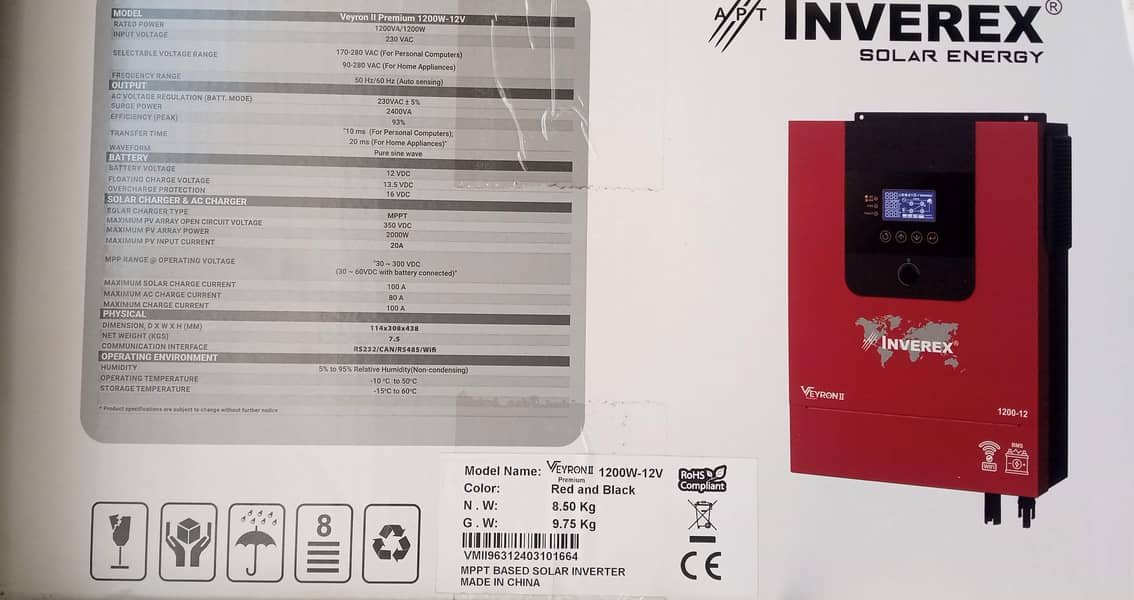 Inverex Veyron II 1200W-12V – Solar Inverters 3