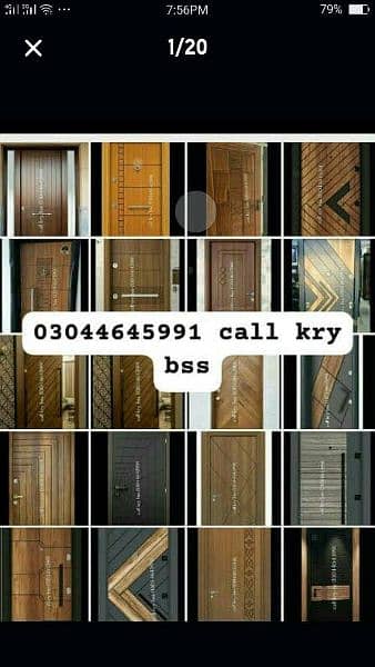 Fiber doors |Wood doors| PVc Doors|Panal Doors|Furniture| Water proof 10