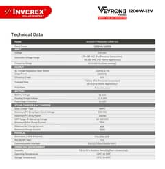 Inverex Veyron II 1200W-12vBuilt-In Wifi