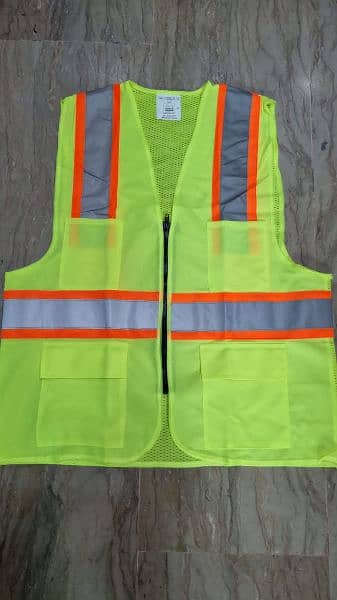Safety Vest Jackets Reflective Strips Vest 120GMS 15