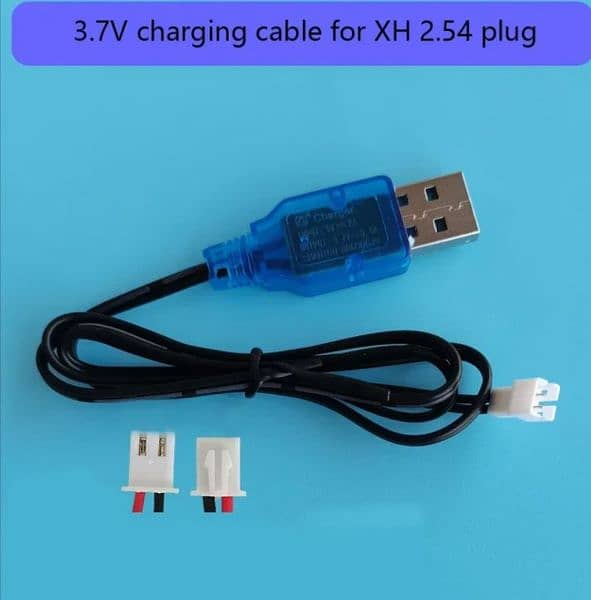 3.7V Charger Cables USB Charger RC Toys Charger Li-ion Battery 2