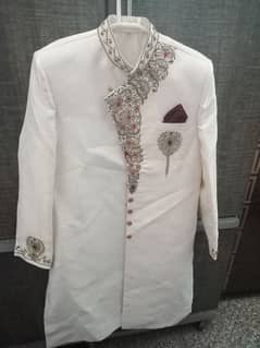I am sale sherwani Costmize Embroidery Good Condition 0