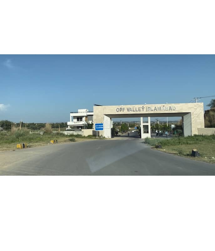 14 Marla plot for sale in Opf valley islamabad 4