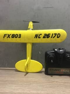 Rc plane rechargable piper j3 cub in yellow colour for sale