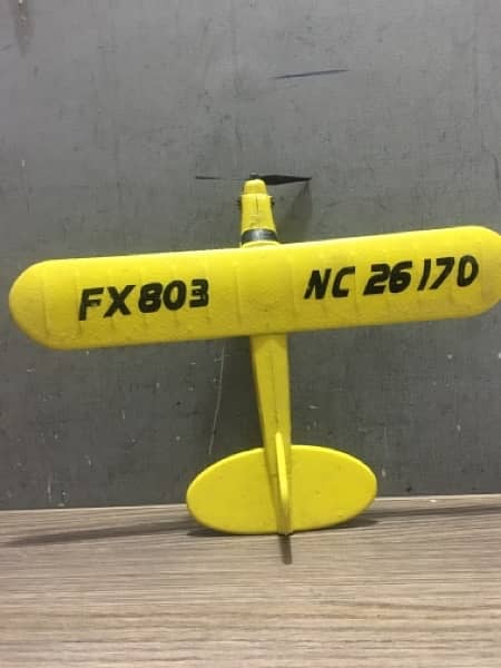 Rc plane rechargable piper j3 cub in yellow colour for sale 4