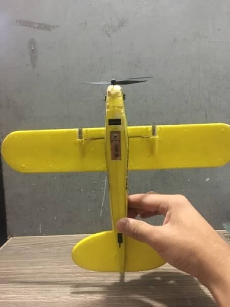 Rc plane rechargable piper j3 cub in yellow colour for sale 8