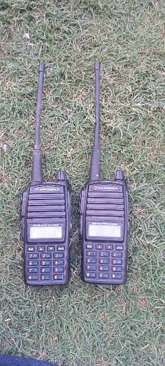 2 Motorola walkie talkie set with separate charger