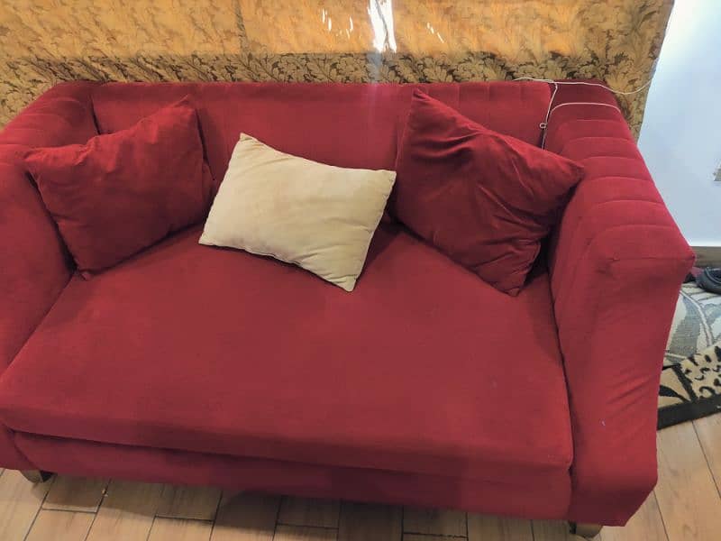 3 piece Sofa set (Maroon) 3