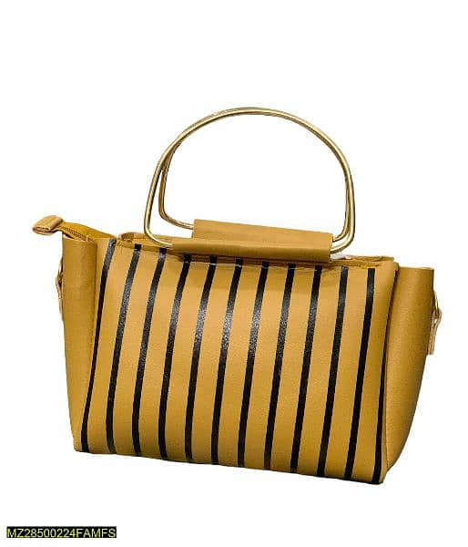 Mustard Color Women's Handbag 0