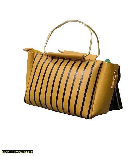 Mustard Color Women's Handbag 1