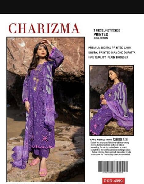 Charizma,Limelight,Maria. B,Mbroidered branded 3 pieces lawn suits 6