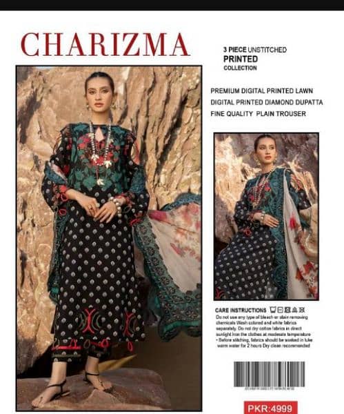 Charizma,Limelight,Maria. B,Mbroidered branded 3 pieces lawn suits 10