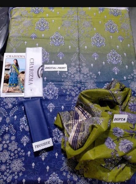 Charizma,Limelight,Maria. B,Mbroidered branded 3 pieces lawn suits 19