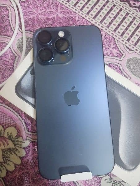 IPHONE 15 PRO MAX BLUE TITANIUM NON PTA , NON ACTIVE 14