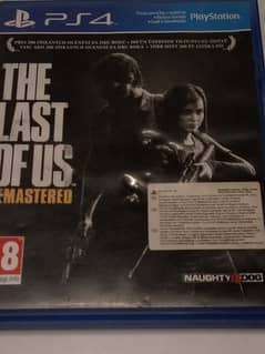 The last of us remastered and Ps4 game original for sale