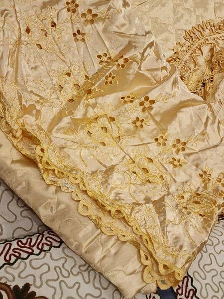bridal silk bedcover 7