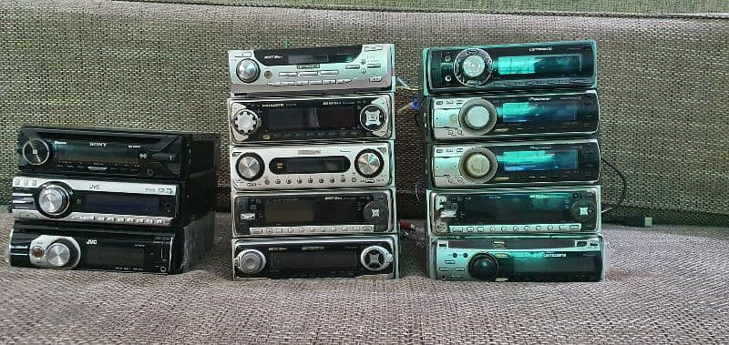 Collection of Pioneer jvc and  Carrozzeria Unique player  full option 1