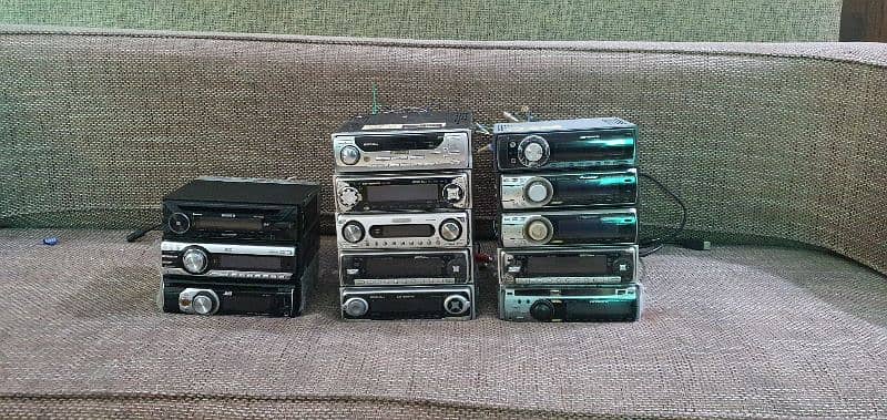 Collection of Pioneer jvc and  Carrozzeria Unique player  full option 7