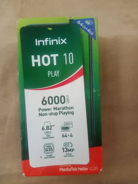 Infinix hot10 play with. 4.64. exchange possible 4