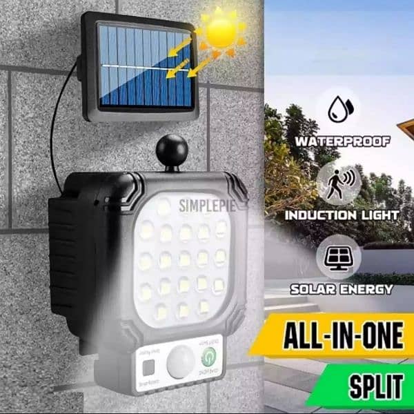 Solar penal Sensor Wall Light outdoor 0