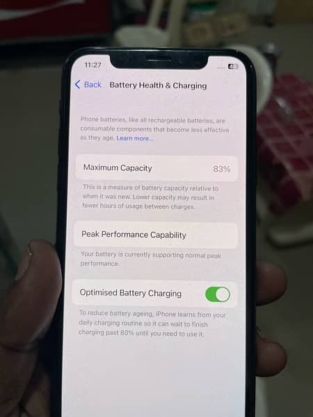 iphone x 64gb pta approved black colour 83 btry health 5