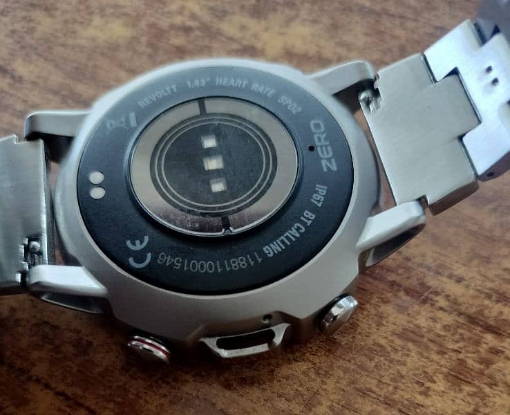 Zero lifestyle Revoltt smart watch full (stainless steel) 2