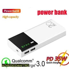 portable 10000mah power Bank  with digital display