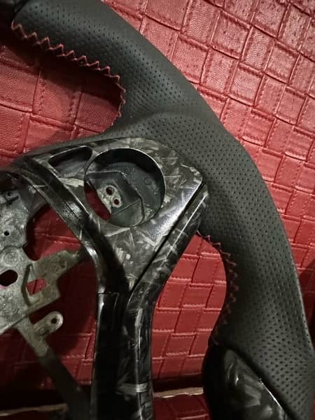 Forged Carbon Fibre Steering wheel 1