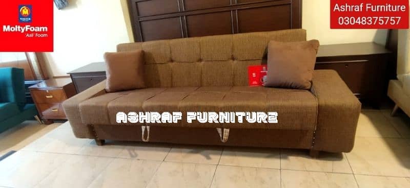 Molty| Sofa Combed|Chair set |Stool| L Shape |Sofa|Double Sofa Cum bed 7