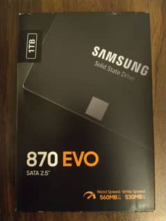Samsung 870 EVO 1TB SSD SATA 2.5" - MZ-77E1T0