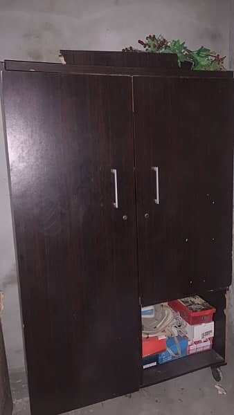 2 cupboards and 1 LED table for sale on urgent basis 6