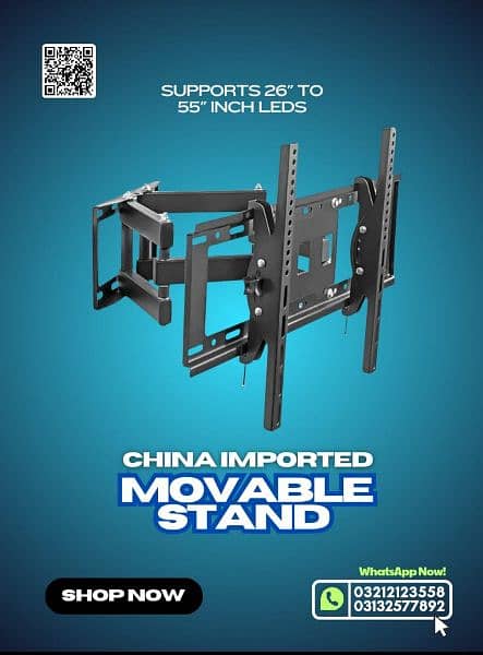 imported  movable  hydrolic led stand double support 0321-2123558 0