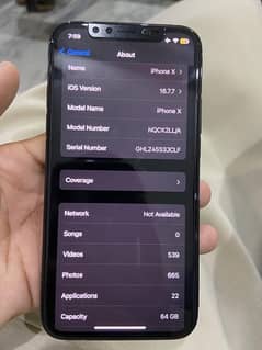 iphone x jv 64gb forsale 0