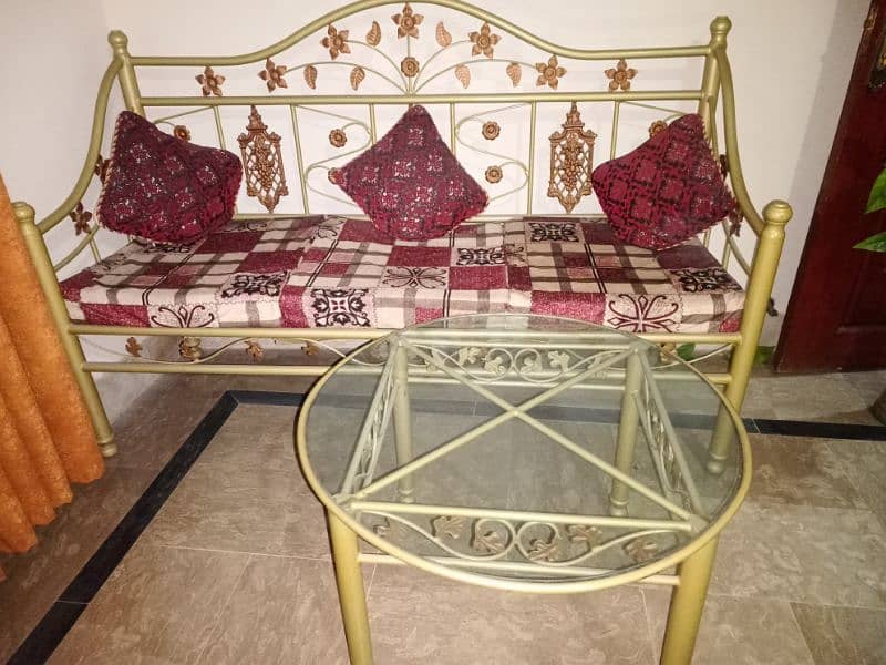 Double bed with sofa set 2