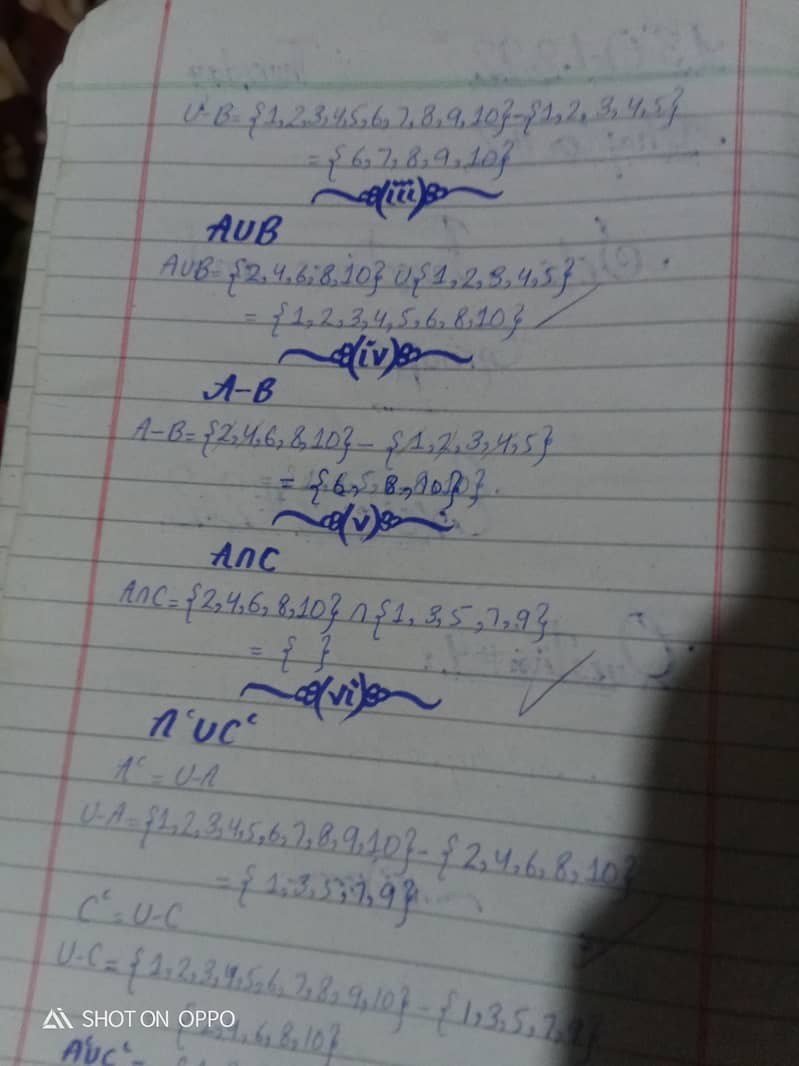 Hand written assignment work 2