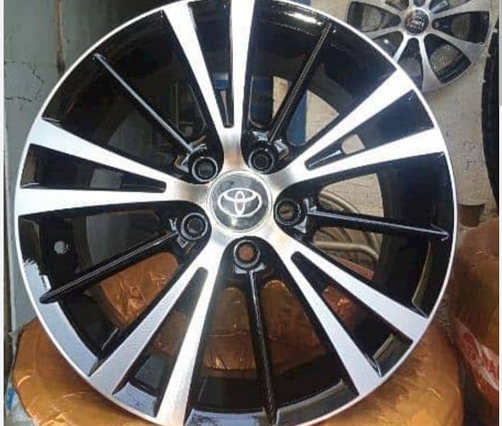 16 Inch Genuine Brand New Untouch 1 Tyre & Alloyrim Toyota Grande 2022 1