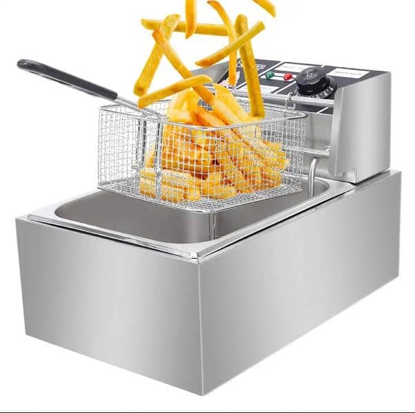 Single Electric Deep Fryer 6L Electric Frying Machine fries machine 1