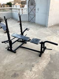 Gym bench multipurpose heavy