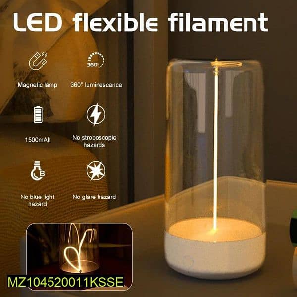 Rechargeable LED Night Lamp | Cash on delivery | Delivery available 1