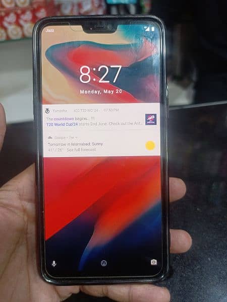 oneplus6 new condition 10by10 price 35000 4