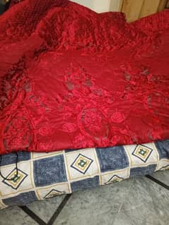 bridal fancy bedsheet in palachi stuff 4 piece set 0