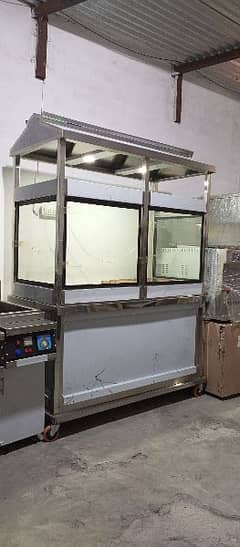 Complete SS Body Counter, Pizza Ovens, Popcorn Machine, Fryer, Burners